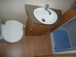 Toilet with separate shower